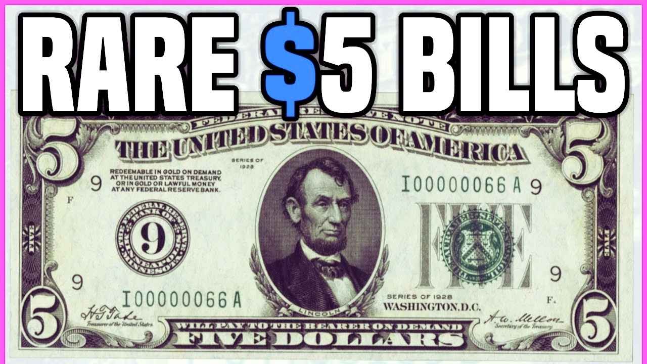 Rare 1995 $5 Bill Error